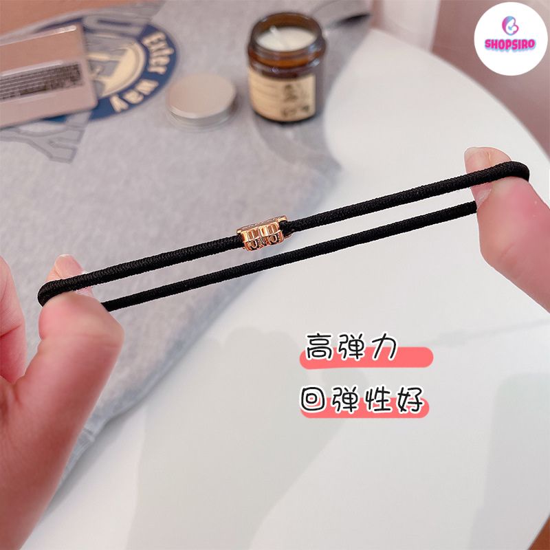 Thun cột tóc nữ nhiều màu xinh xắn phong cách Hàn Quốc M15