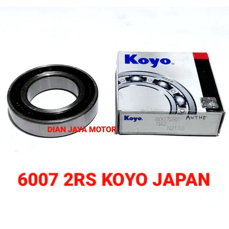 Vòng Bi Bánh Xe Laher 6007 2RS KOYO Nhật Bản