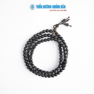 Chuỗi trầm hương may mắn atc 72556 108 hạt 07mm