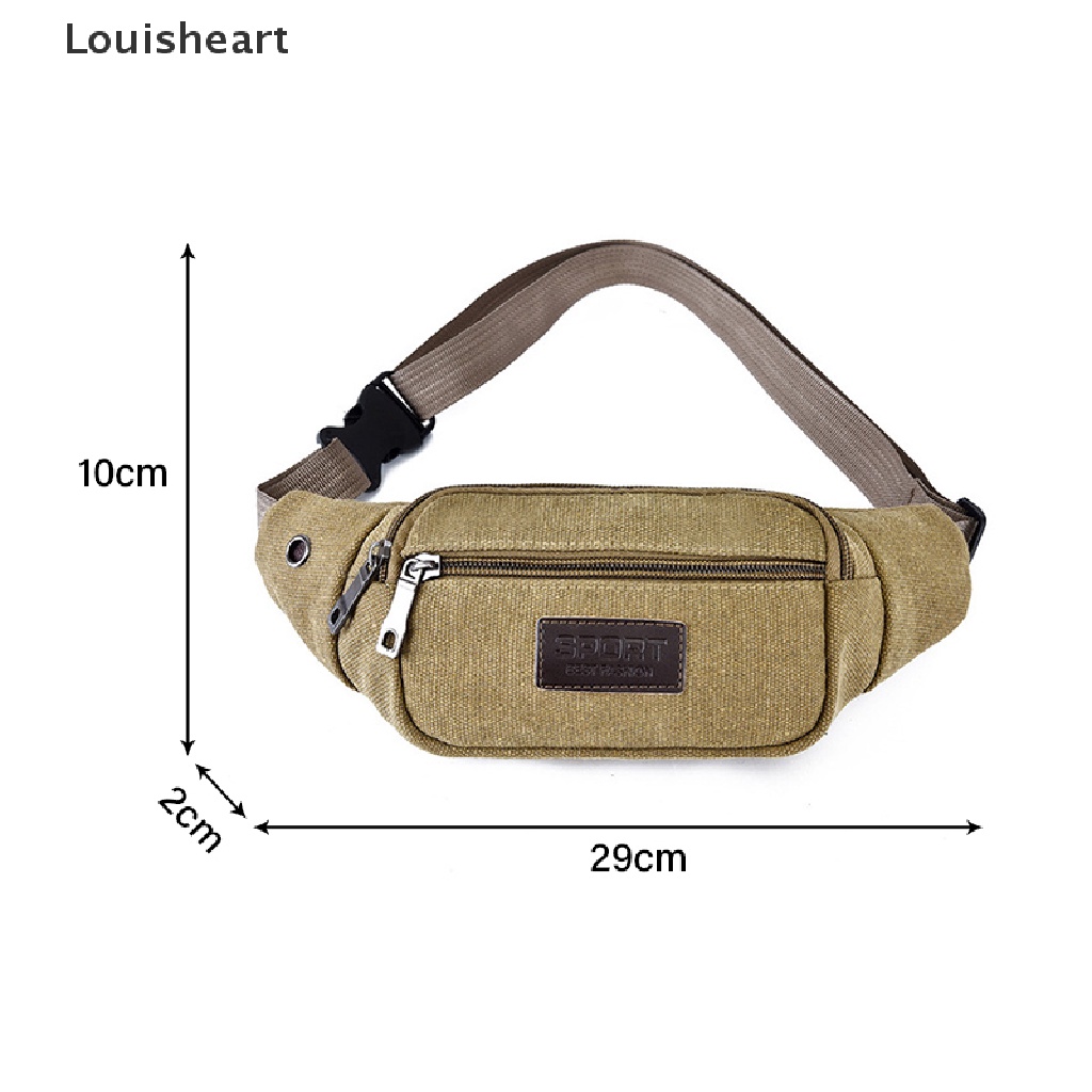 Túi Đeo Hông Đựng Điện Thoại Bằng Vải Canvas Thiết Kế Giản Dị