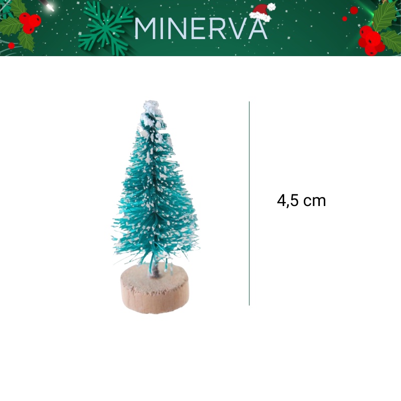 Cây thông giáng sinh mini 4cm trang trí tiểu cảnh , trang trí nhà búp bê , làm thủ công