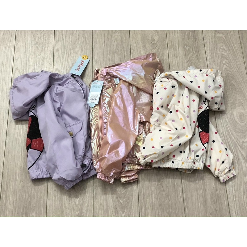 Áo khoác gió 2 lớp Oldnavy cho bé gái siêu xinh size từ 10-22 cân