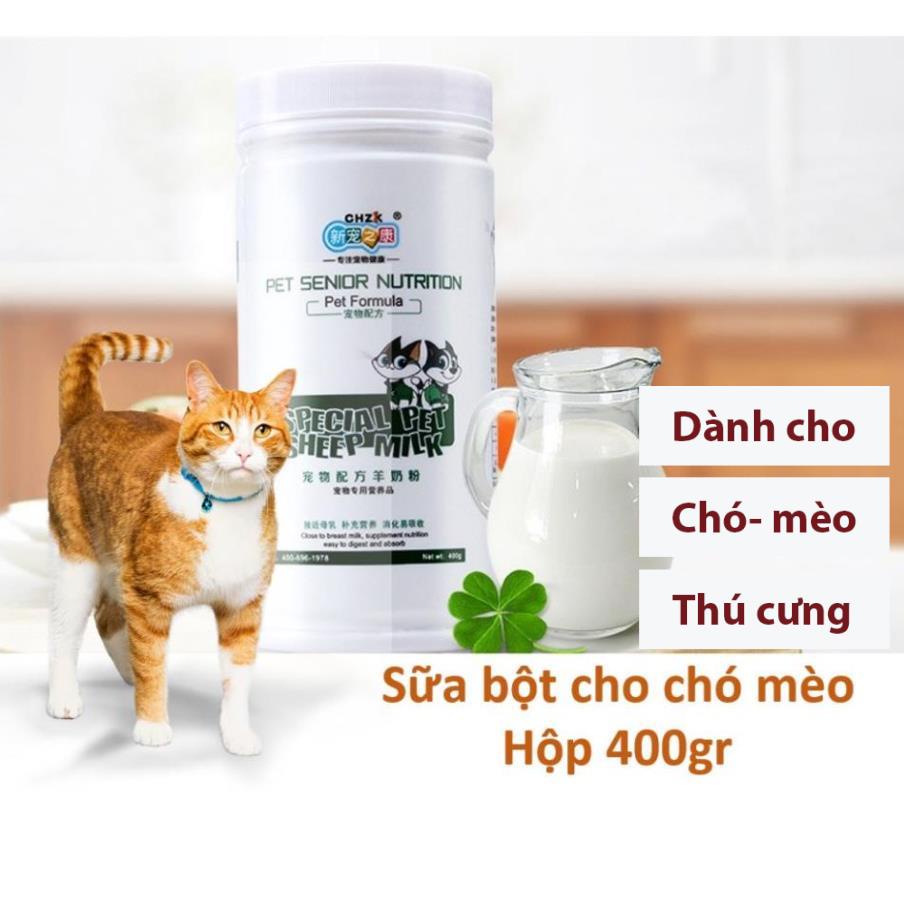 Sữa bột cho chó mèo Orgo New Hộp 400g