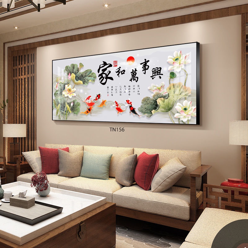 Tranh Cá Chép Tráng Gương  Phong Thủy Treo Tường. Trang Trí Phòng Khách/ Phòng Làm Việc/ Phòng Ngủ - Simplehouse