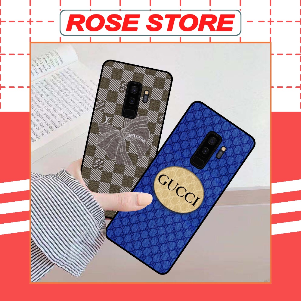 Ốp lưng Samsung S9 / S9 Plus / S9+ in hình thương hiệu thời trang cá tính LV,GC...