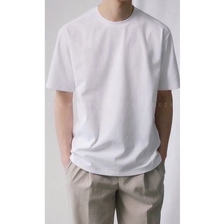 Áo thun trắng unisex freesize moschino 100% cotton
