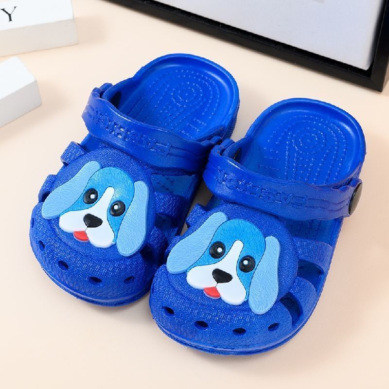 Dép Sandal Đế Mềm Chống Trượt Đục Lỗ Họa Tiết Hoạt Hình Thời Trang Mùa Hè Cho Bé Trai Và Gái