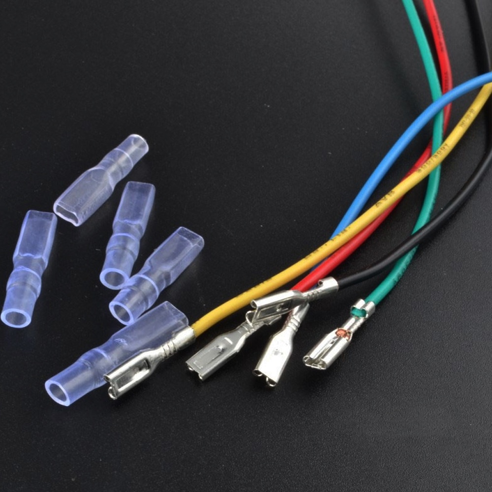 Chân Jack nối công tắc 12/16/19/22mm, Loại có dây đèn LED