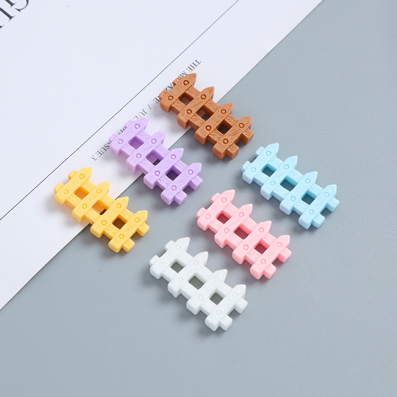 Charm Mô Phỏng Hàng Rào Phụ Kiện Trang Trí Ốp Lưng Điện Thoại, Khung Tranh, Handmade