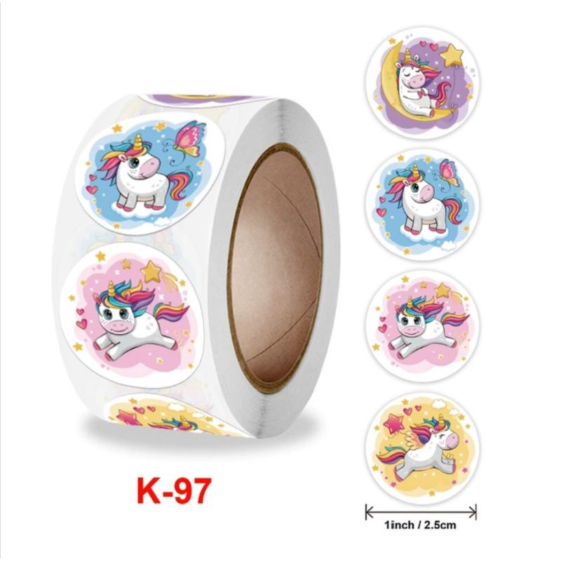 Cuộn 500 stickers khen thưởng - hình dán khen thưởng