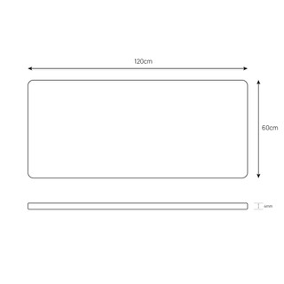 Miếng Pad chuột vải nỉ  HyperWork (120x60cm)