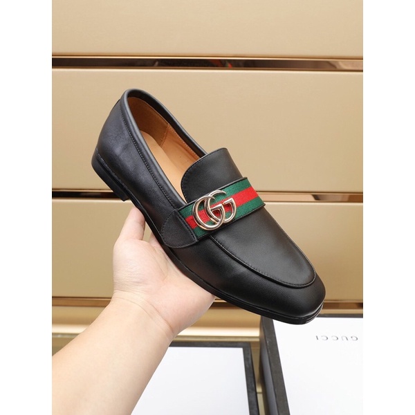 Giày tây lười nam da bò cao cấp Gucci GC 2022 giày tây công sở