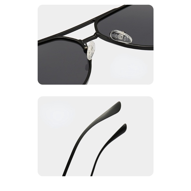 Kính Mát Phân Cực Gọng Hợp Kim Nhôm Thay Đổi Màu Sắc Dành Cho Nam