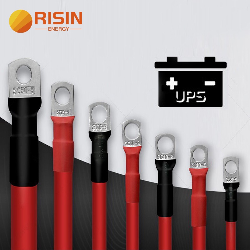 RISIN 20 / 30 / 40 / 50 / 60 / 80 / 100cm Cáp sạc pin tùy chỉnh Xe Golf Cáp pin để kết nối pin song 