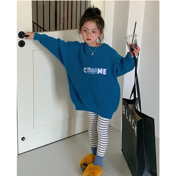 Quần legging bé gái gân sọc QG515 sz 90-140, quần legging cho bé thời trang, co dãn 4 chiều