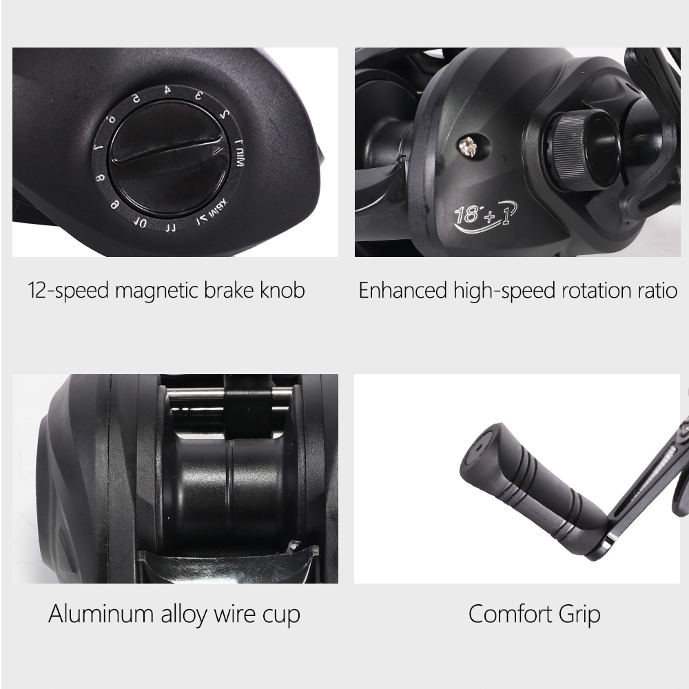 Máy Câu Cá 18 + 1 10kg 7.2: 1 Chất Lượng Cao