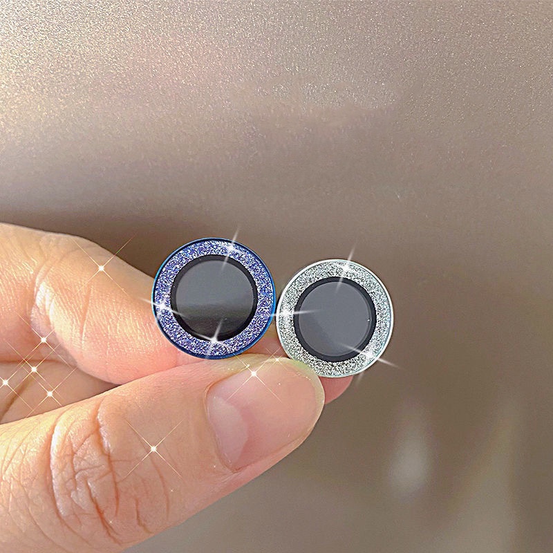 Kính cường lực iphone viền kim tuyến bảo vệ Camera 6/6plus/6s/6splus/7/7plus/8/8plus/x/xs/11/12/13/14/pro/max/promax