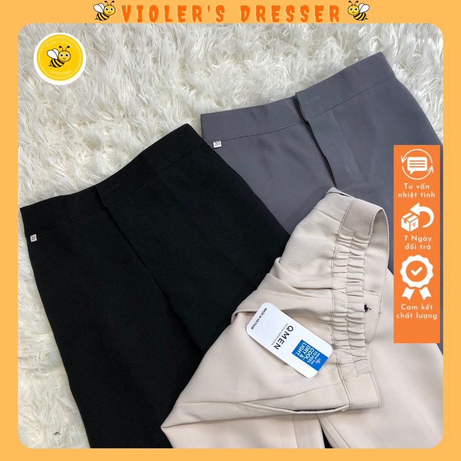 Quần tây âu baggy cao cấp cho bé trai kiểu dáng hàn quốc violet's dresser