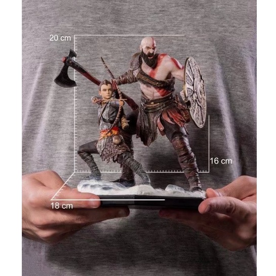 Mô Hình Game God of War Kratos Atreus Hàng St1 Chất Lượng Cao