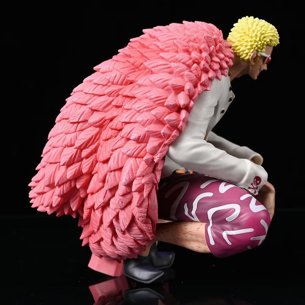 ✨Insgk Mô Hình Điêu Khắc Hai Đầu Qiwuhai Doflamingo Don Quixote Trong One Piece