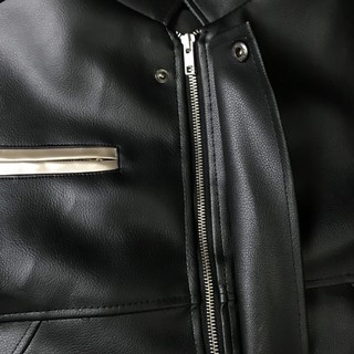 BOMBER CROPPED LEATHER JACKET BCJ01