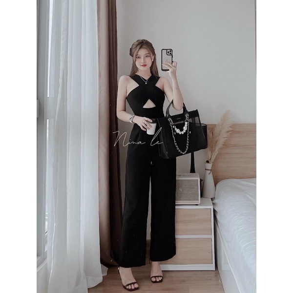 Jum Dài Hở Eo Sexy Cổ Chéo CC018