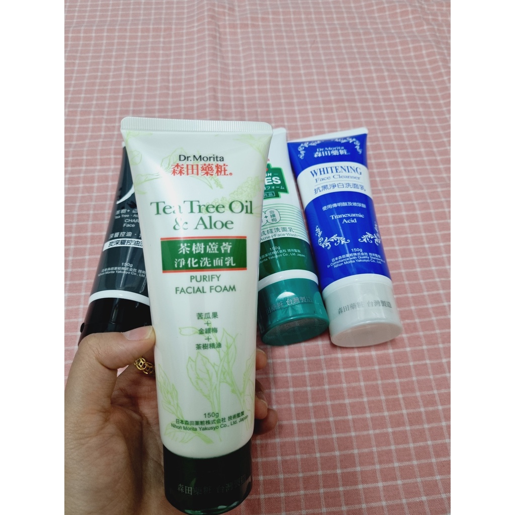 Sữa rửa mặt DR.MORITA dưỡng ẩm, ngừa mụn, làm sáng da Dr.Morita Face Wash chai lớn 150g