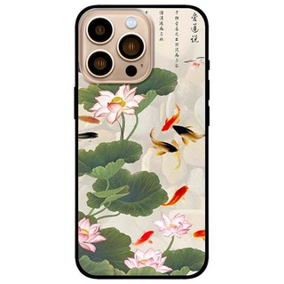 Ốp lưng dành cho iphone 13 pro max - iphone 14 - 14 plus - 14 pro - 14 pro max - iphone khác mẫu tranh cá koi
