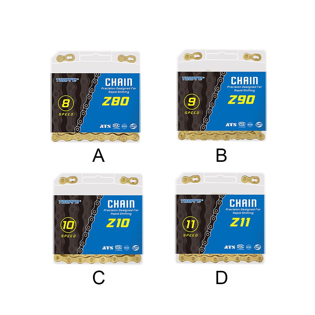 Dây Xích Xe Đạp 116 Mắt Xích Chống Rỉ Sét Thay Thế Tiện Dụng