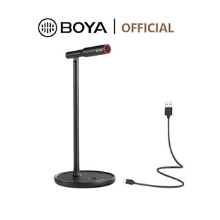  BOYA BY-CM1 Micro USB để bàn tụ điện cho PC Window Mac Laptop YouTube Ghi âm Podcast Studio Blogger Phát trực tuyến Cuộc họp 