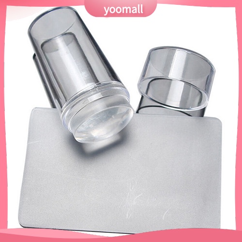 Bộ Dụng Cụ in Hình Trang Trí Móng Tay 2 Trong 1