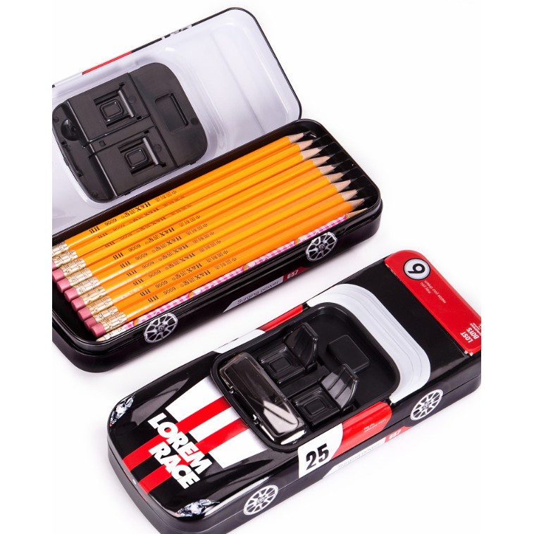 Hộp Bút Chì Hai Lớp Đa Năng Hình Yêu Tinh Sáng Tạo Cho Học Sinh Tiểu Học / Tiểu Học / Bé Trai Lớp 1-3