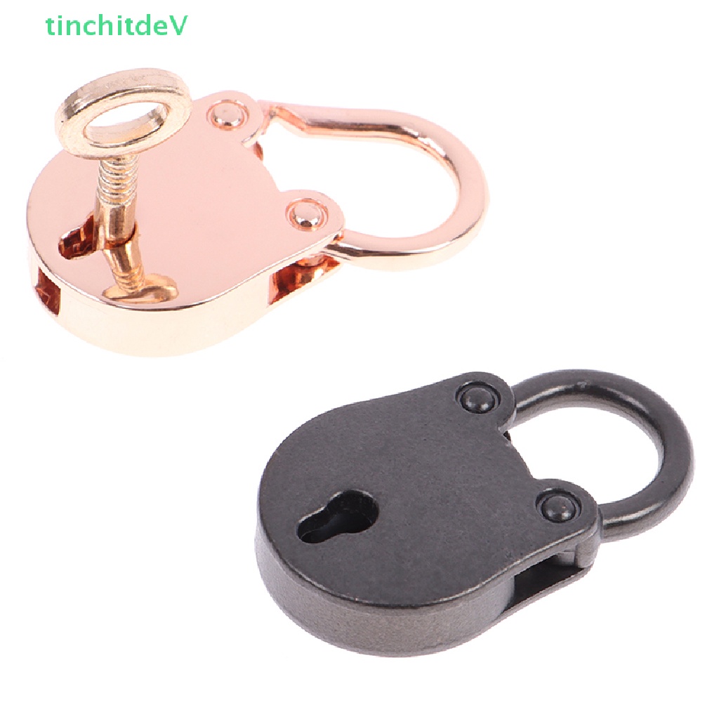 [TinchitdeV] 1 Bộ Ổ Khóa Hành Lý Mini Hình Gấu Có Khóa Cho Hộp Trang Sức [Hàng Mới]