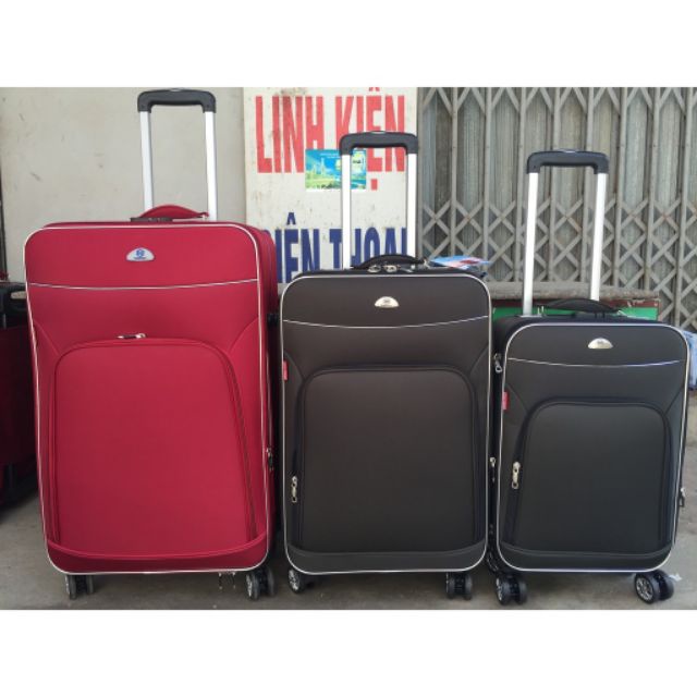 Valy Vải đủ Size 20 24 28 loại 2 Bánh Xe