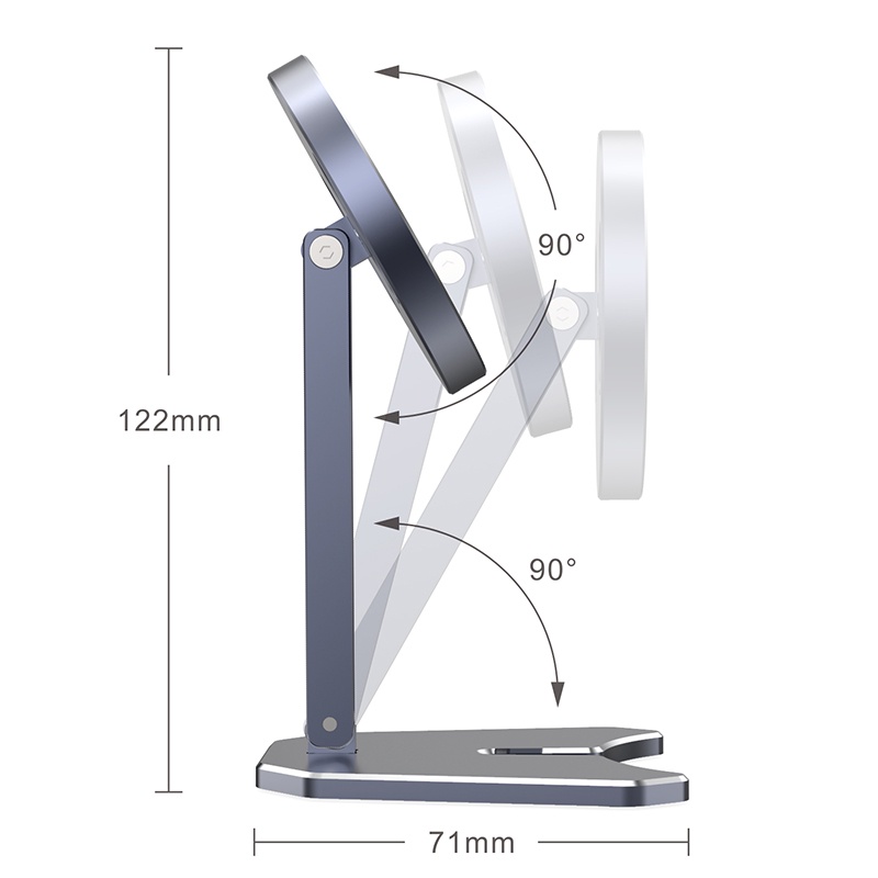 Giá Đỡ Sạc Không Dây Có Nam Châm Cho iPhone 14 13 12 Mini Pro Max