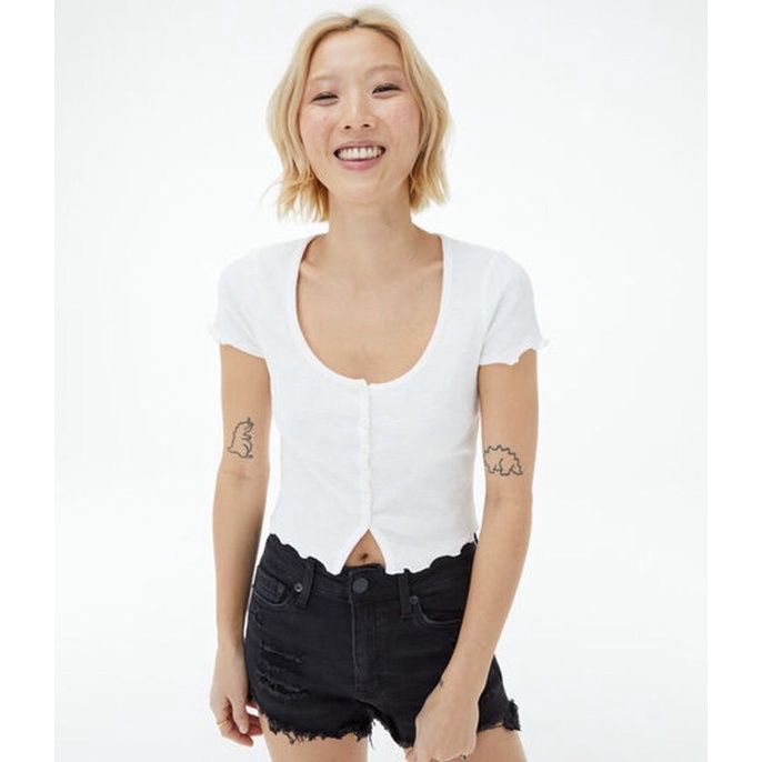 Áo thun Croptop Đủ màu xuất xịn VNXK
