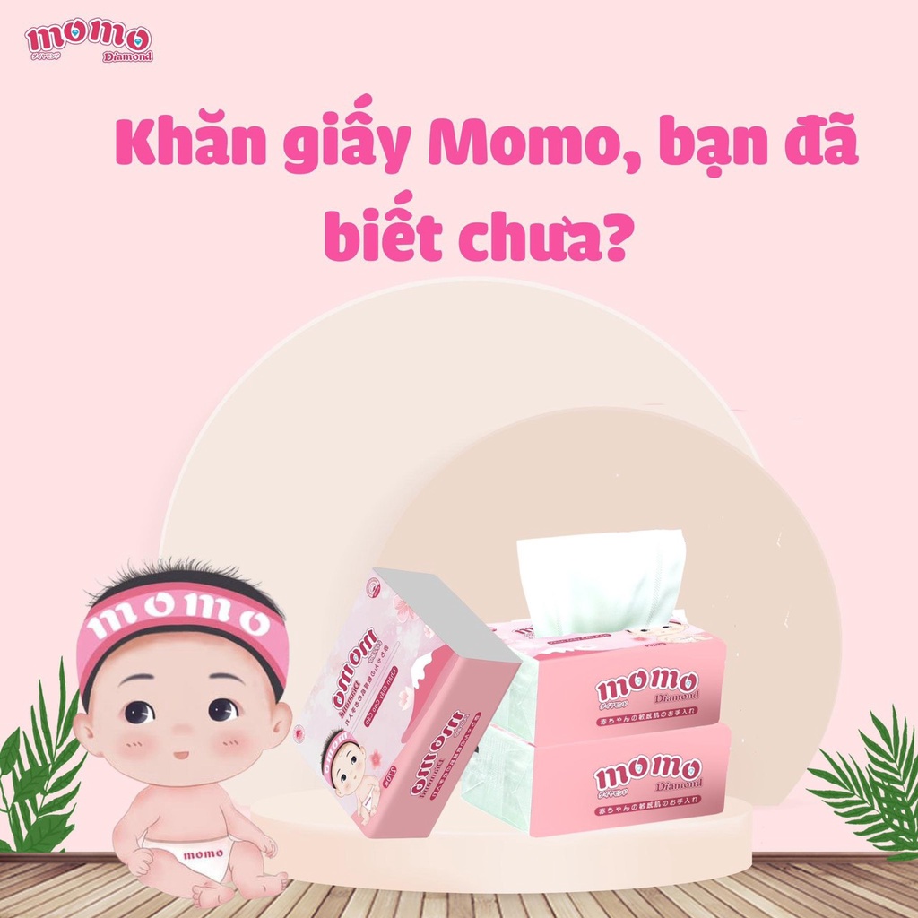 Khăn giấy khô Momo diamond