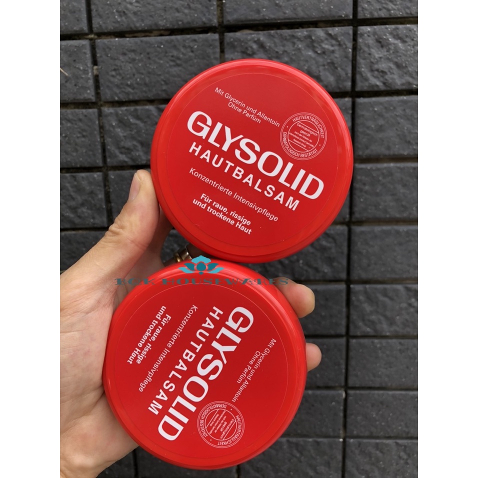 [ HÀNG ĐỨC ] Kem dưỡng ẩm Glysolid Hautbalsam, 100 ml