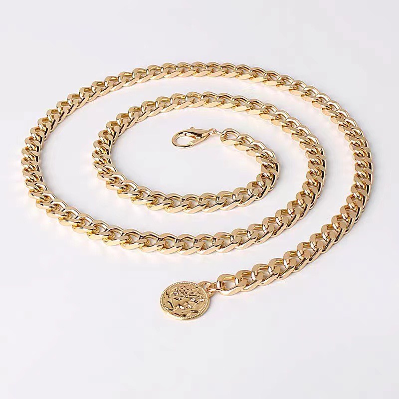 Đai váy Belt xích đơn 2 màu HOT HIT