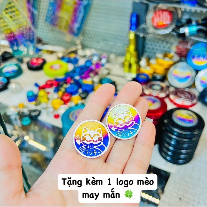 [Tặng Tem Mèo May Mắn] Nắp xăng tem titan nhiều mẫu logo cực đẹp ✌🇻🇳