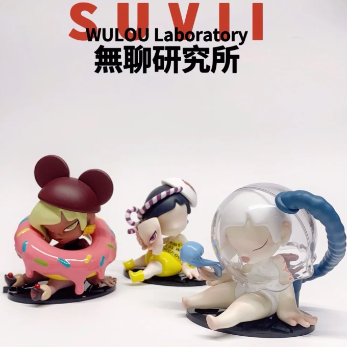 Đồ trang trí Búp Bê Suvii Vaccine Series Màu Tối Dùng Làm Quà Tặng