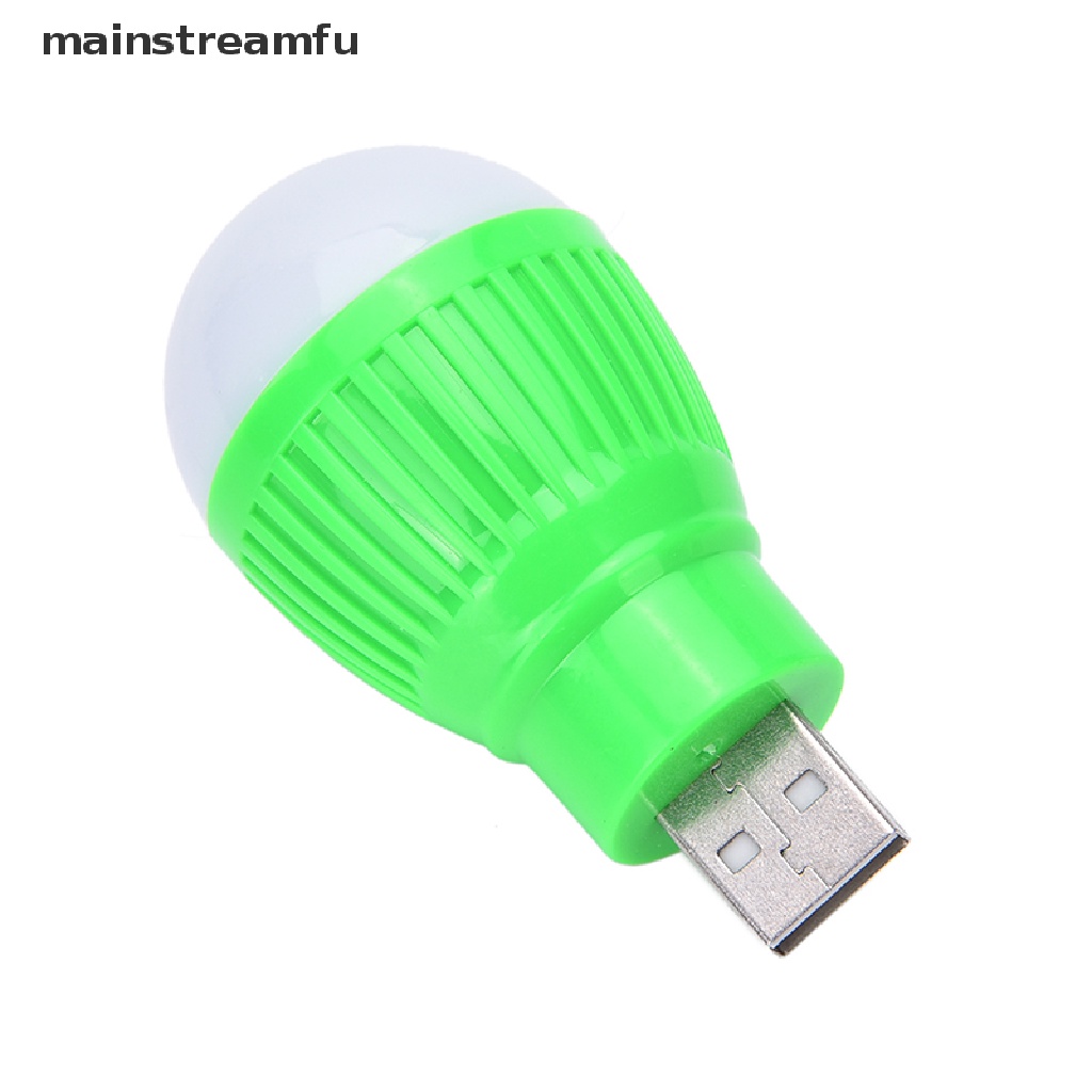 Bóng Đèn LED USB Mini Ánh Sáng Trắng Mát Mẻ Cho Đọc Sách