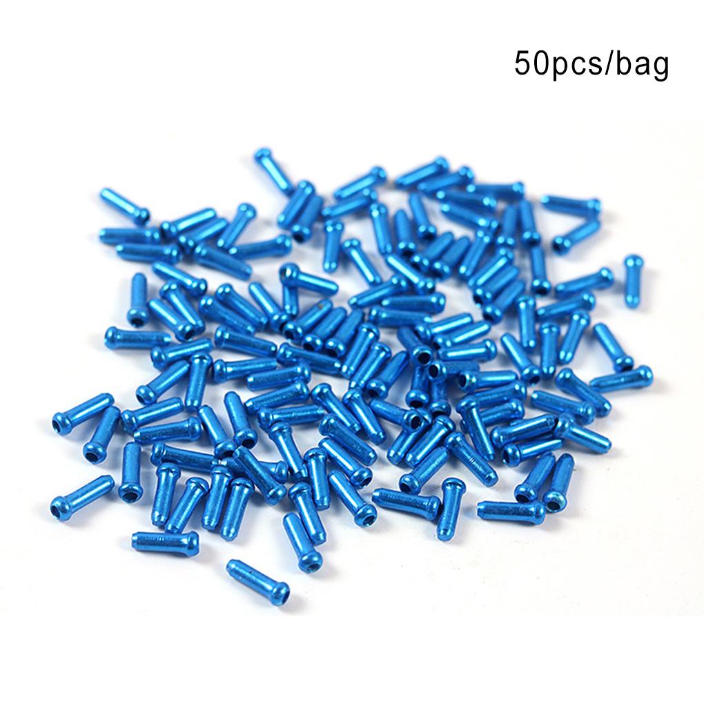 Set 50 Nắp Bảo Vệ Dây Phanh Xe Đạp Leo Núi Bằng Hợp Kim Nhôm