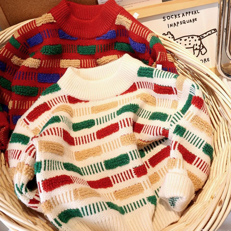 Áo Sweater Dày Dặn Phong Cách Giáng Sinh Thời Trang Thu Đông Cho Nam Và Nữ