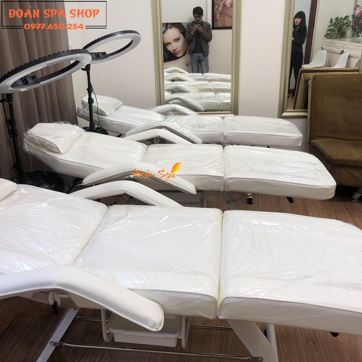 Giường phun xăm cao cấp, giường tiêm filler 3 khúc