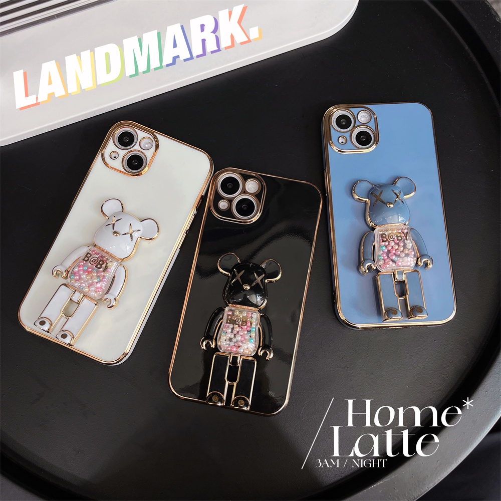 Ốp Điện Thoại Silicon Mềm Có Giá Đỡ Cho Vivo V2043 V2032 V2026 V2029 V2027 V2037 V2052 V2042 V2048 V2054 1915 1938 1935 1919