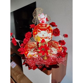 set phụ kiện làm tháp bánh Tết (ảnh thật kèm đế )