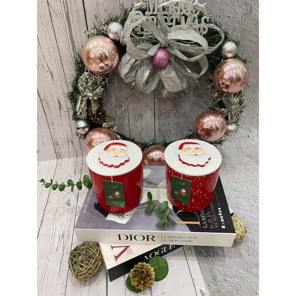 Nến cho mùa giáng sinh Mimurhyl purelight Glass candle