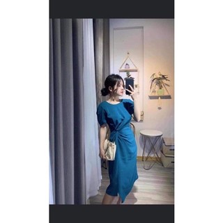 Váy cổ nơ/váy xoắn eo (Phuong phan design)
