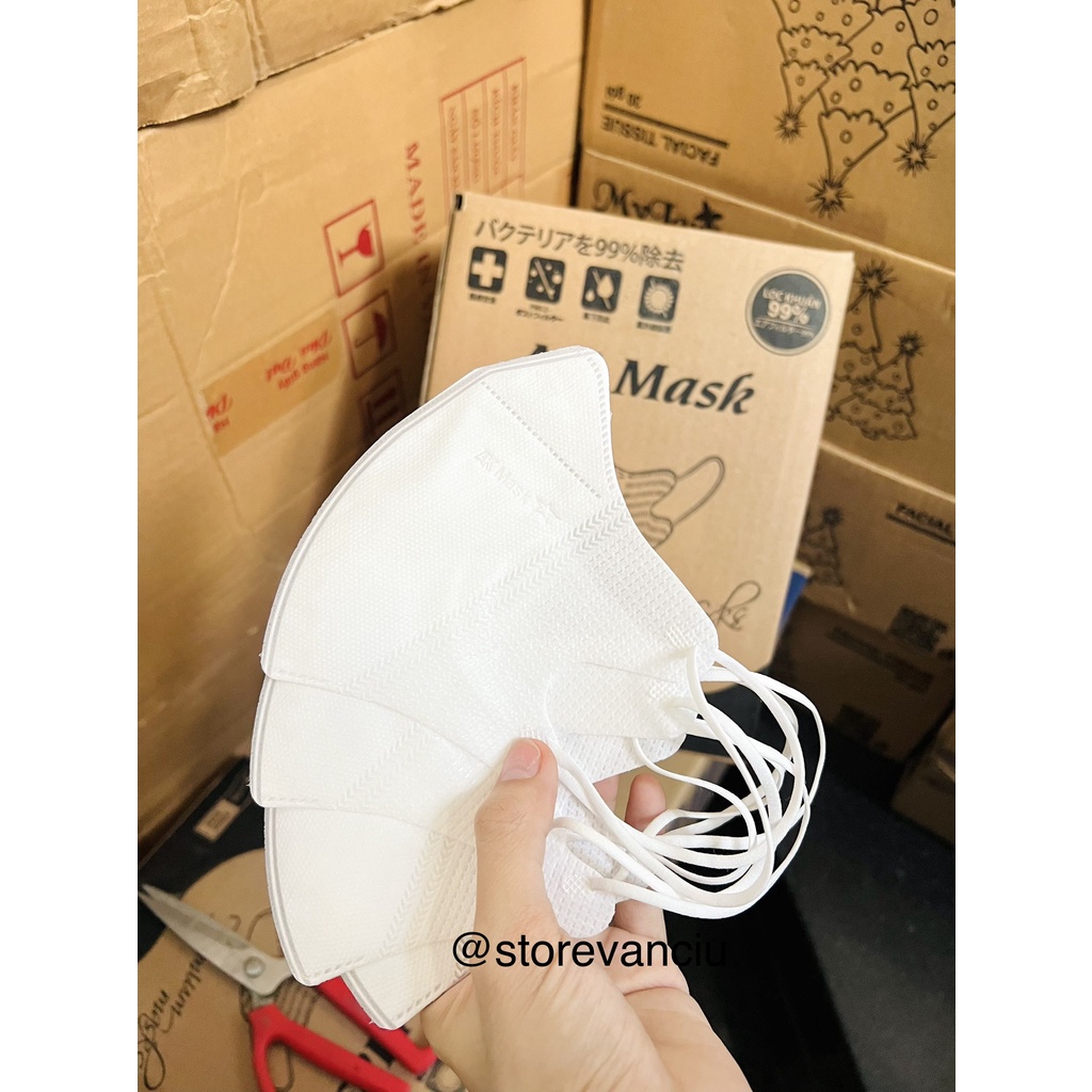 KHẨU TRANG 5D THÙNG 300 CÁI CHẤT LƯỢNG